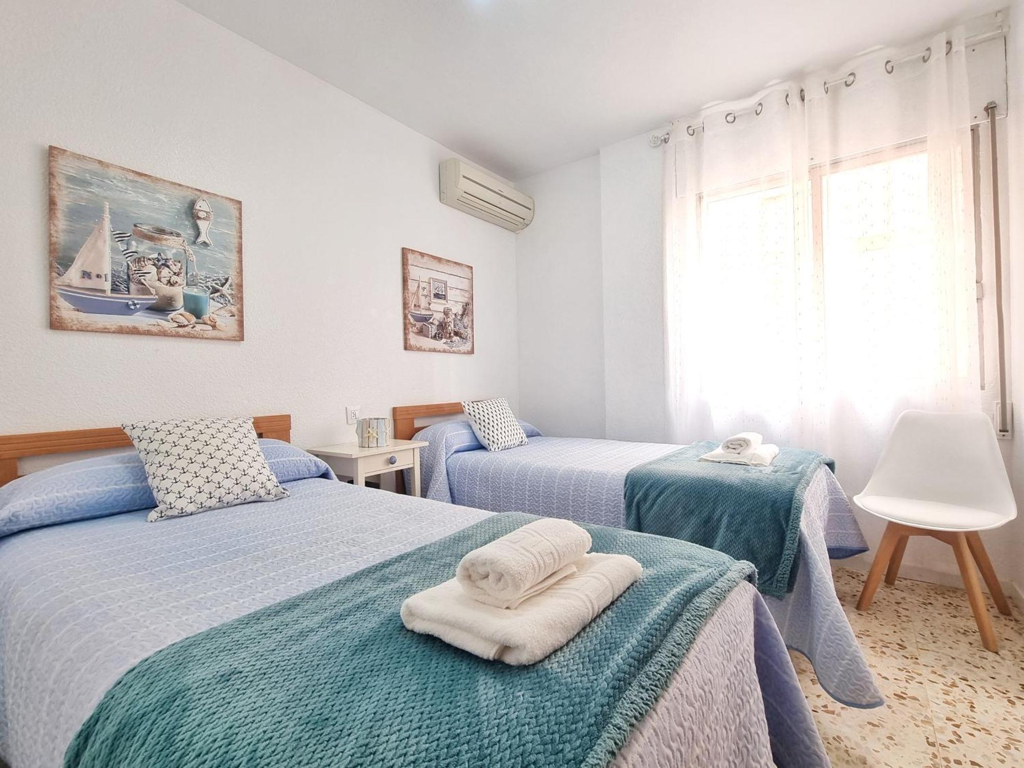 Apartamento 2° Linea de Playa, centrico y totalmente equipado Águilas Exterior foto